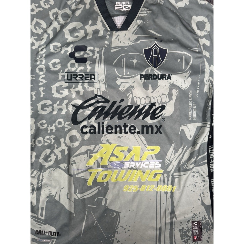 Charly Club Atlas 23/24 Call Of Duty Football Shirt Mens XXL Rare Soccer Jersey - Picture 7 of 13